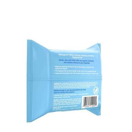 Neutrogena Makeup Remover Cleansing Towelettes Fragrance-Free 25 Towelettes, PK6 6811090